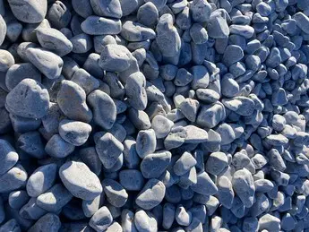 Pietriș decorativ Silver Grey – 1–2 cm